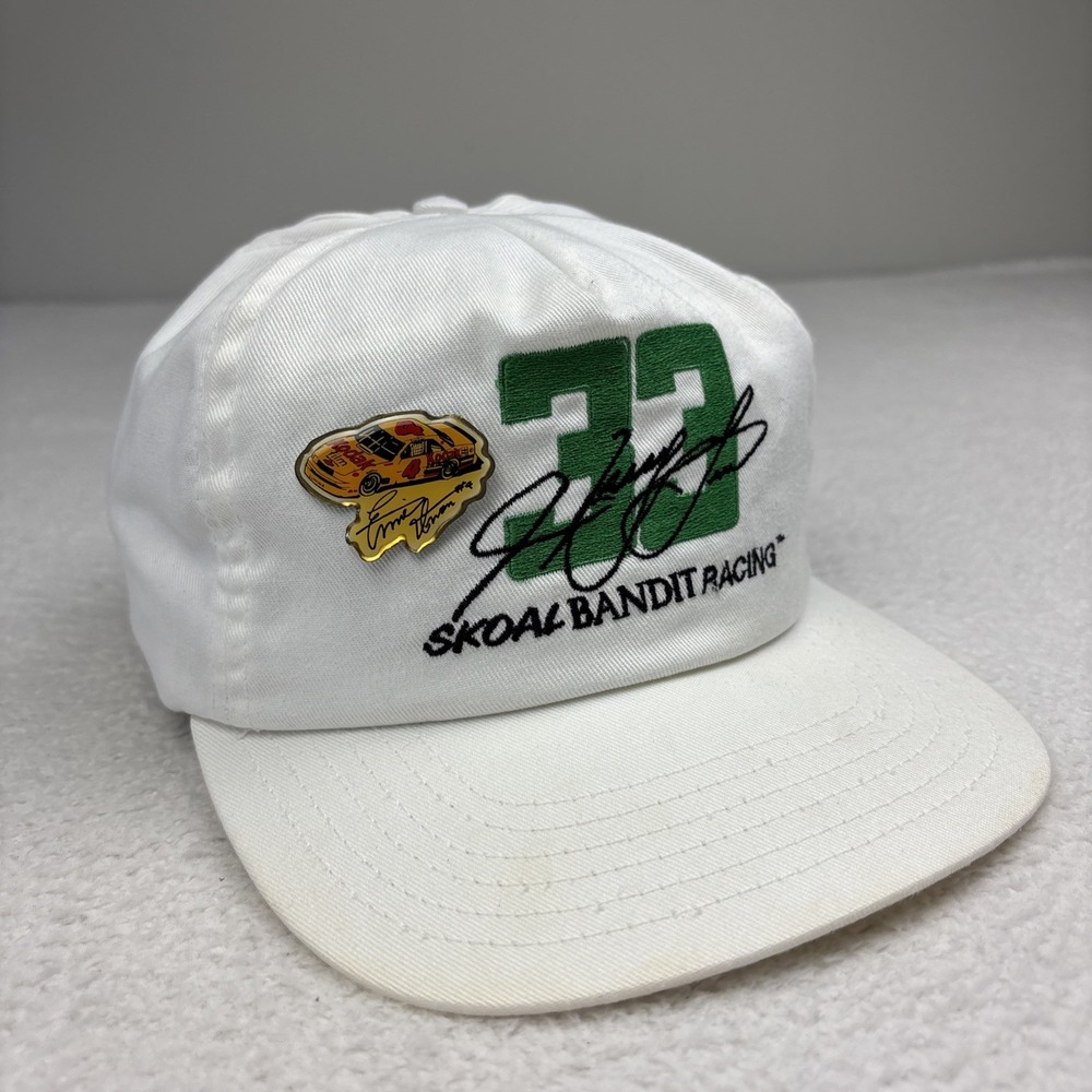 VINTAGE 90s NASCAR Snapback Hat Skoal Bandit Racing Harry Gant Made In USA Cap